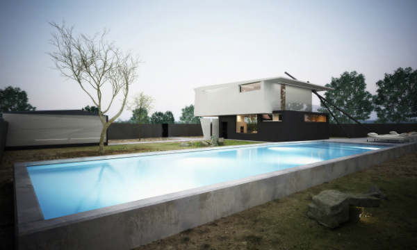 Minimalist house project Minimalist house project