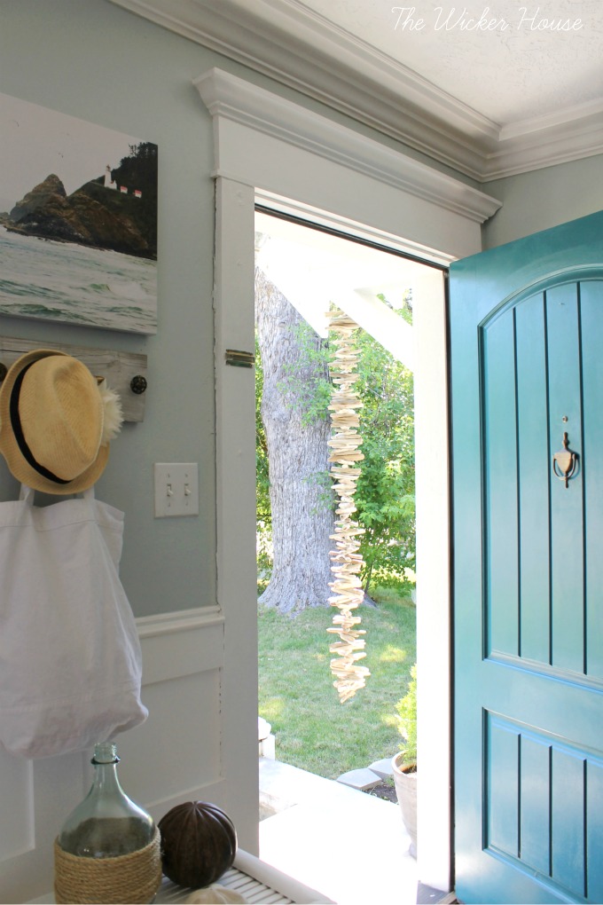Front Door Driftwood Garland City Farmhouse