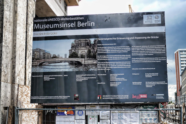 Baustelle Museumsinsel, Friedrichsbrücke, Brückensanierung, Bodestraße, 10178 Berlin, 16.06.2013