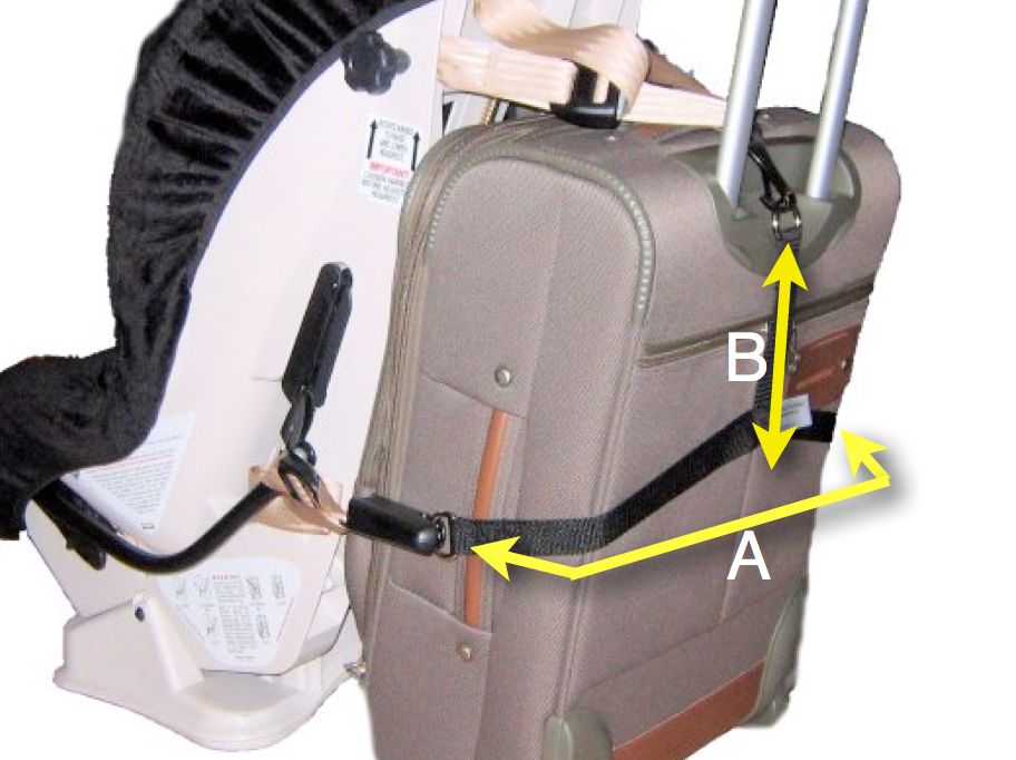 DIY Car Seat Luggage Strap Heyyo Momma