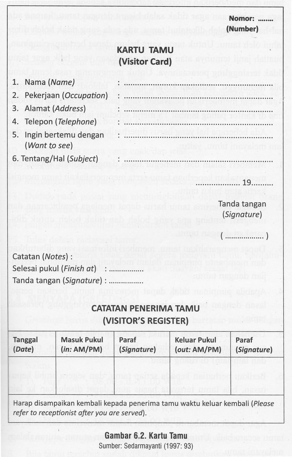 tugas kesekretarisan_skenario penerimaan telepon dan tamu
