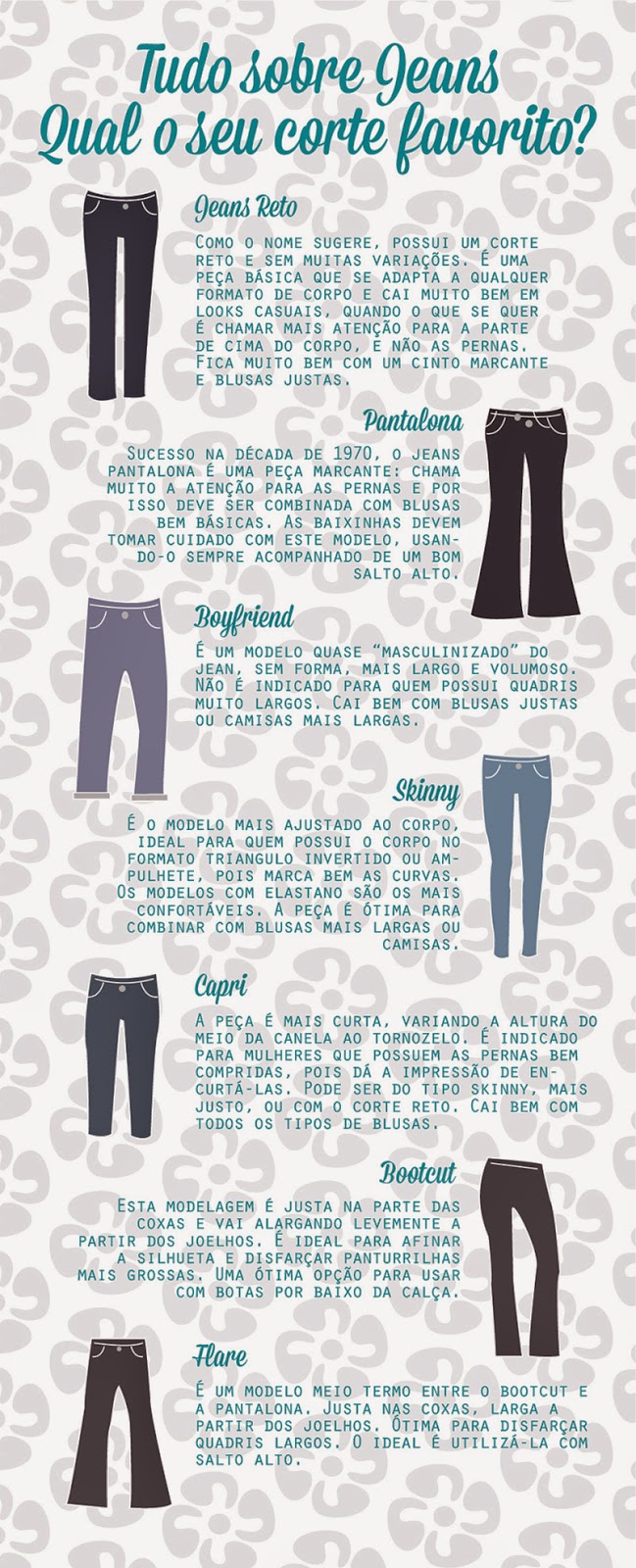 jeans para cada tipo de corpo