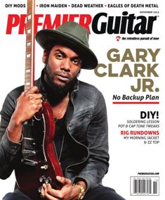 Premier Guitar - November 2015 | ISSN 1945-0788 | TRUE PDF | Mensile | Professionisti | Musica | Chitarra
Premier Guitar is an American multimedia guitar company devoted to guitarists. Founded in 2007, it is based in Marion, Iowa, and has an editorial staff composed of experienced musicians. Content includes instructional material, guitar gear reviews, and guitar news. The magazine  includes multimedia such as instructional videos and podcasts. The magazine also has a service, where guitarists can search for, buy, and sell guitar equipment.
Premier Guitar is the most read magazine on this topic worldwide.