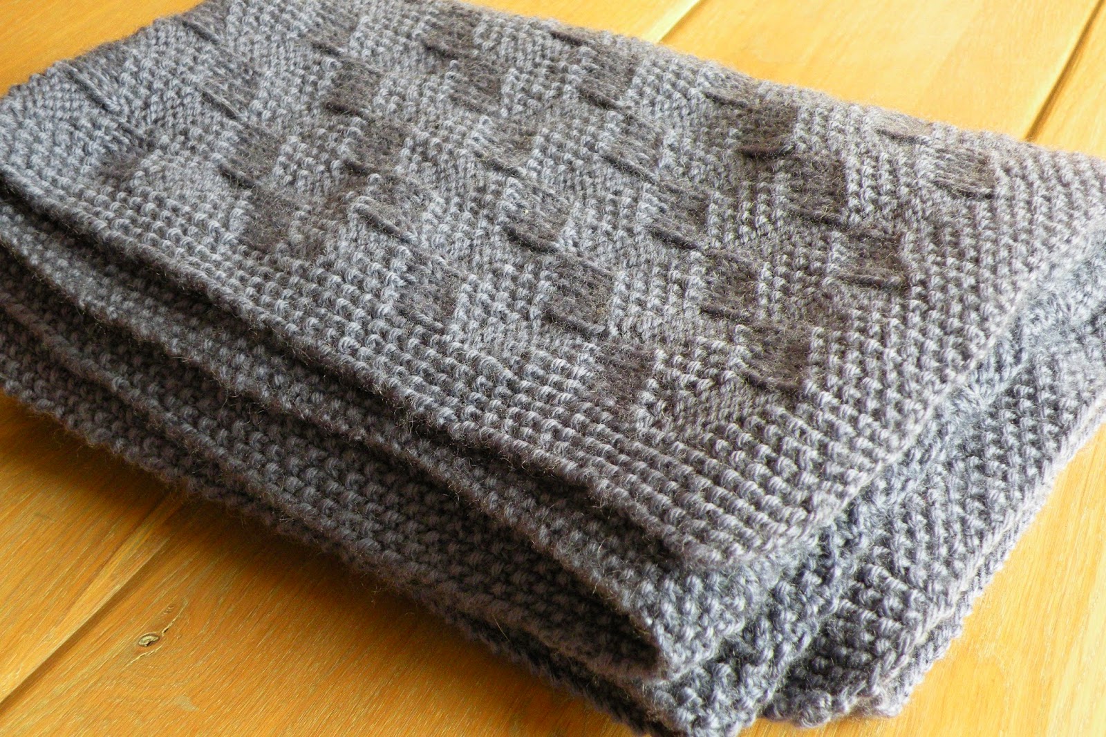 Just Skirts and Dresses Vasarely inspired 'building blocks' baby blanket finished