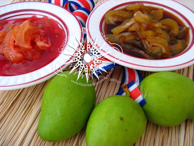 Cocina Costarricense mango cele en miel
