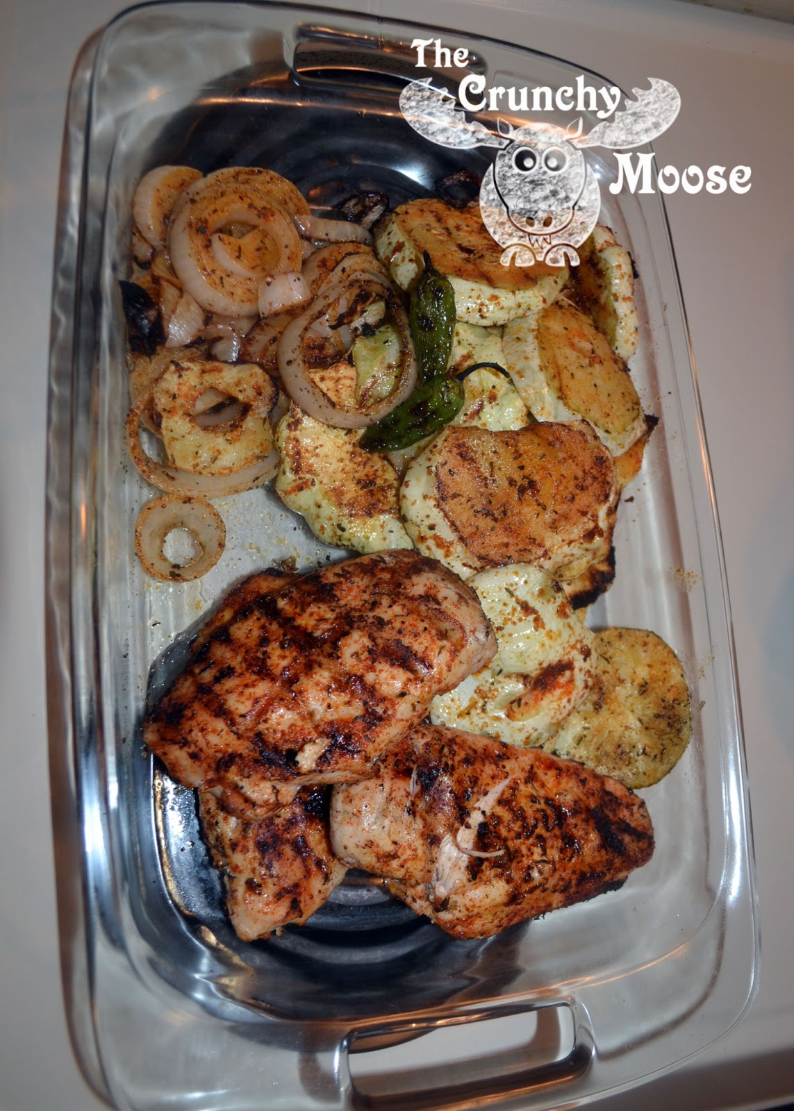 The Crunchy Moose Grilled Chicken & Patty Pan Squash