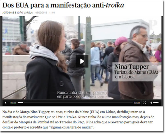 recorte da notícia