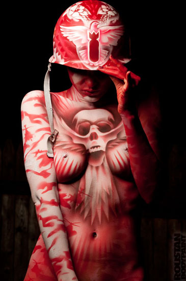 paul roustan body painting mulheres nuas pintadas sensual