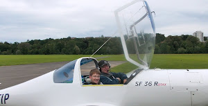 ...and a great flight it was!  Pete's first ride in a non-commercial plane!