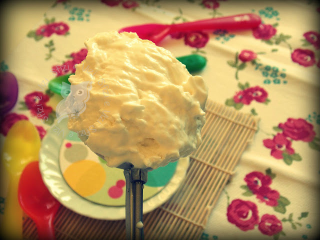 gelato al limone: di soia, cremoso e senza gelatiera e .. saying goodbye!