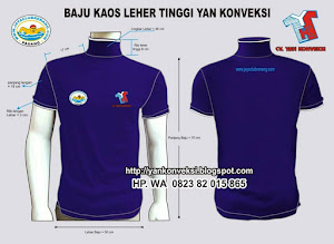 BAJU KAOS LEHER TINGGI