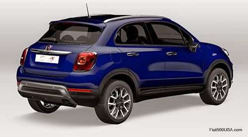 Fiat 500X in Azzurro