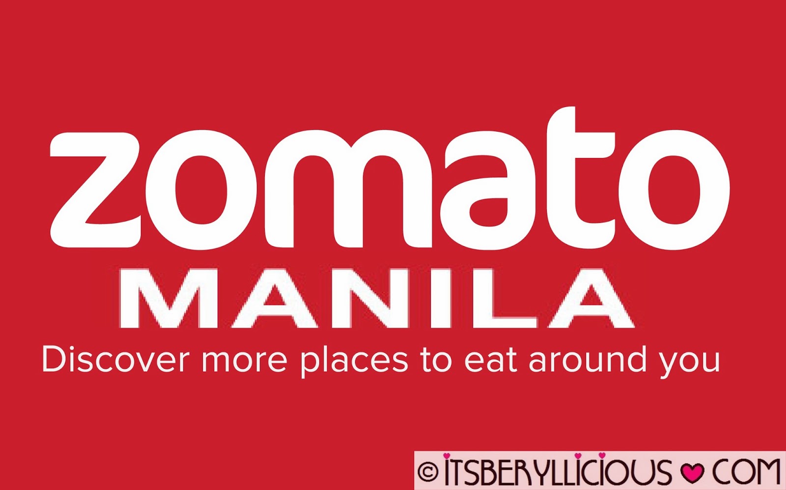 Zomato now in Manila- Discover More Places To Eat Around You