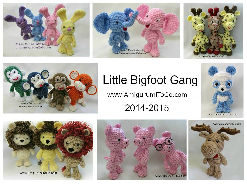 Little Bigfoot Moose ~ Amigurumi To Go