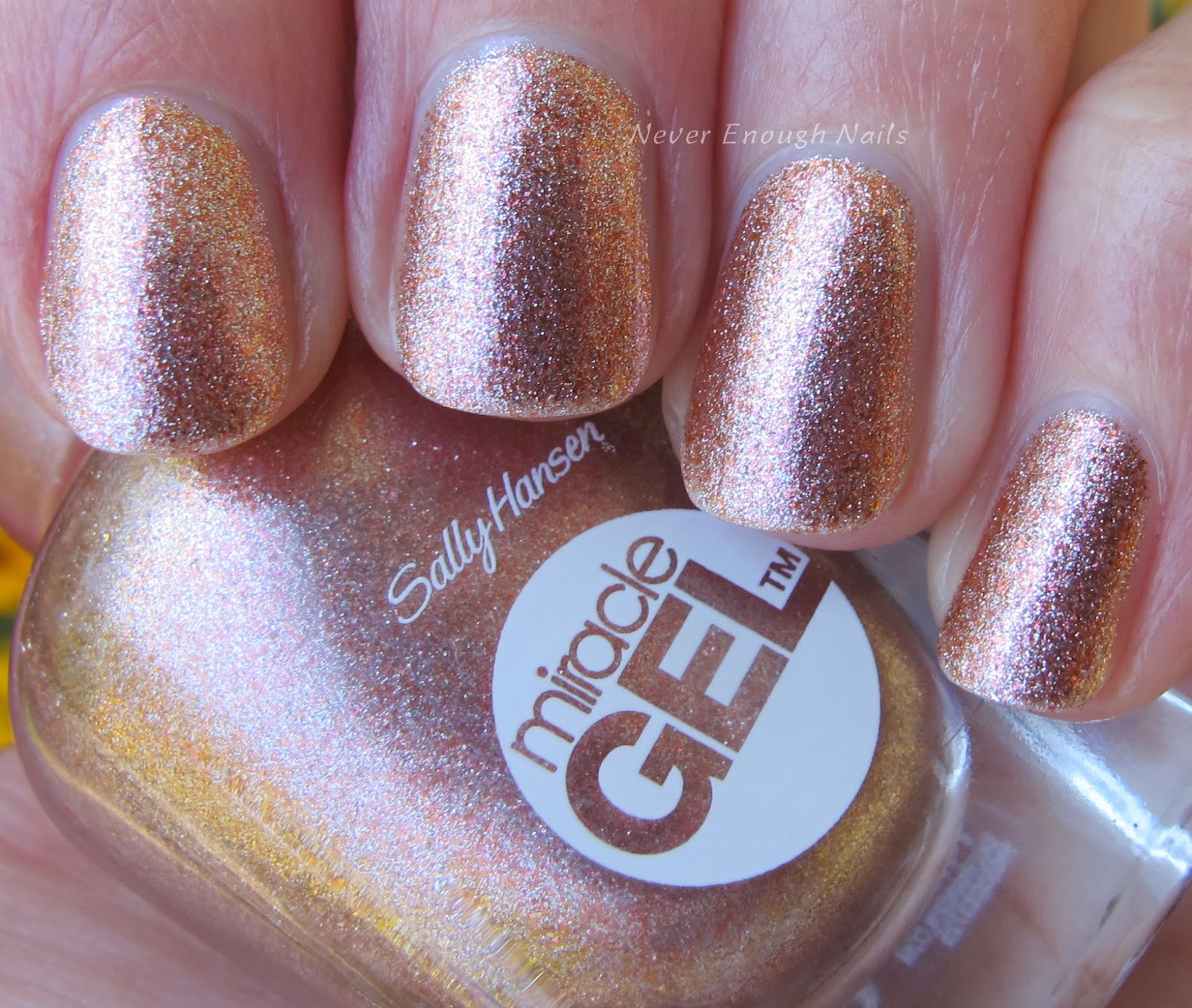 Never Enough Nails 4 New Sally Hansen Miracle Gel Shades And Sally Hansen Tribal Sun Is A Bright Orange Creme With Hints Of C And Peach This Nice For Summer But Would Also Work Great In