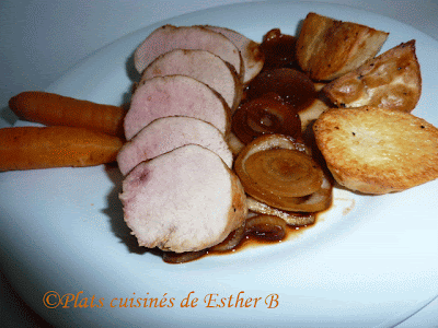 Filets de porc sauce à la chinoise Filets de porc sauce à la chinoise