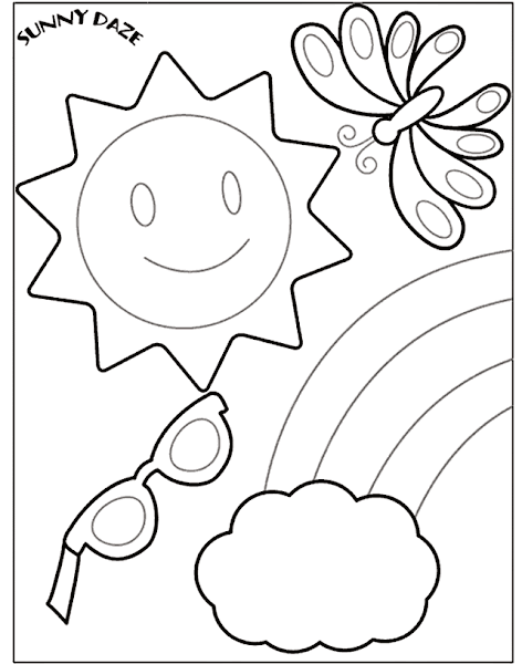 Summer Coloring Pages
