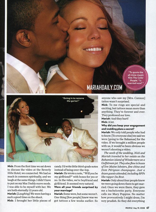 Red Carpet Wedding Mariah Carey and Nick Cannon Red Carpet Wedding