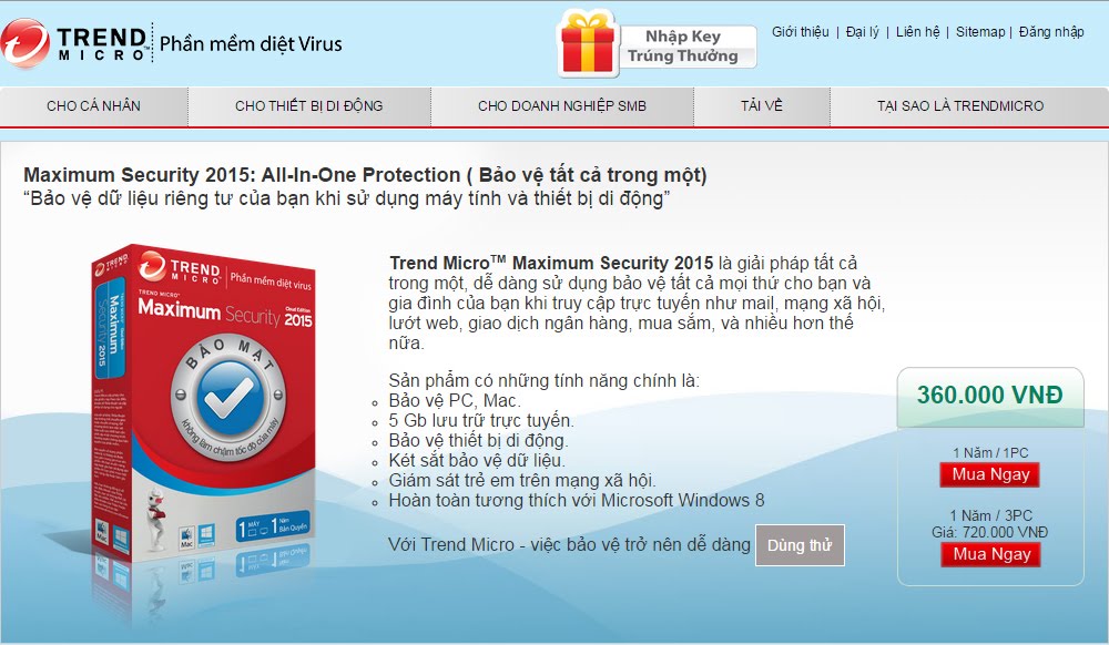 Trend Micro Maximum Security 2015