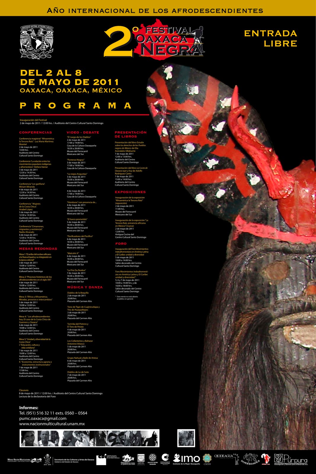Programa 2° Festival Oaxaca Negra