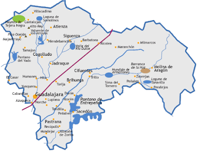 Guadalajara España mapa Guadalajara España mapa