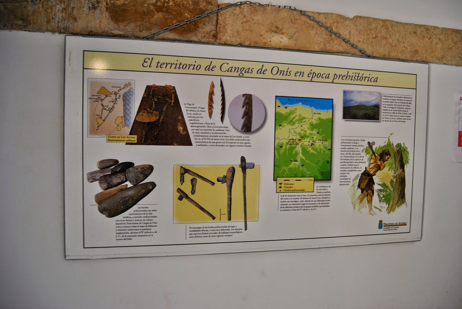 El Madreñazo Dolmen de Santa Cruz. Cangas de Onís.