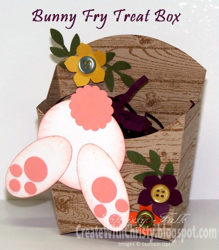 Create With Christy Easter Bunny Fry Treat Box