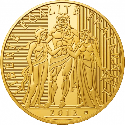 Tuttouno Zecca Di Parigi Una Moneta D U0026 39 Oro Di 5000 Euro