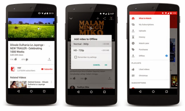 YouTube Offline Playback Released by Google for Android Users YouTube Offline Playback Released by Google for Android Users