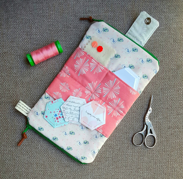 Mini Double Zip Clutch from Sew Organized for the Busy Girl by Heidi Staples