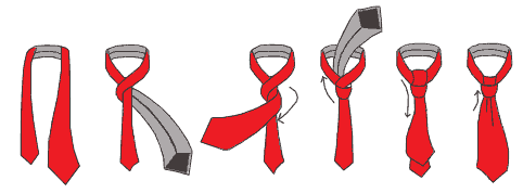 Как правильно завязывать галстук фото инструкция