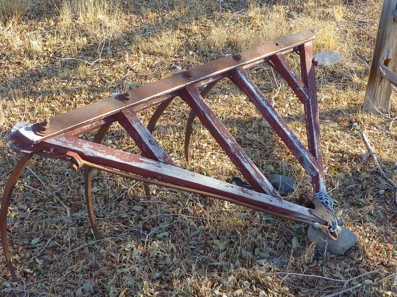 Trailing Ahead A Jackson hay fork at Bartley Ranch loop trail