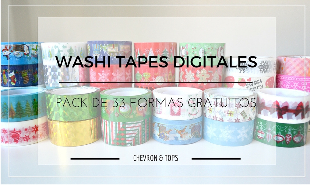 WASHITAPES DIGITALES - CHEVRON & TOPS WASHITAPES DIGITALES - CHEVRON & TOPS