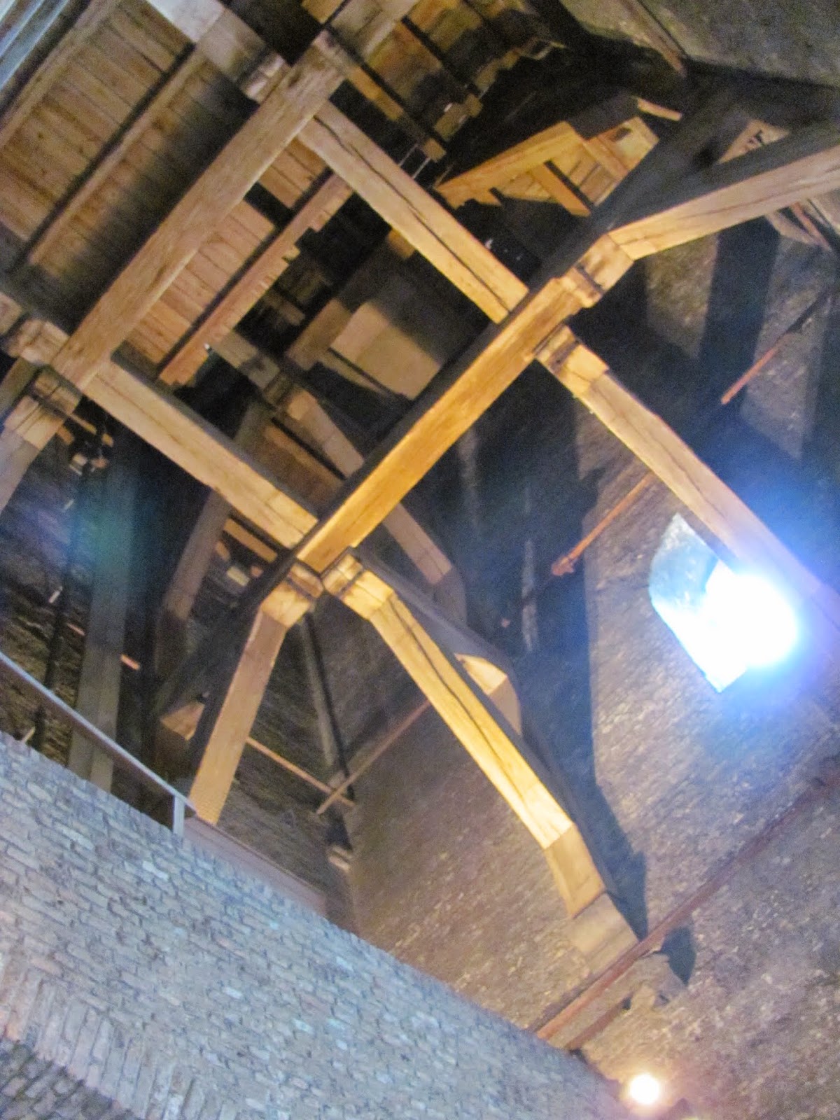 Bell Tower Innards Bell Tower Innards Bruges, Belgium