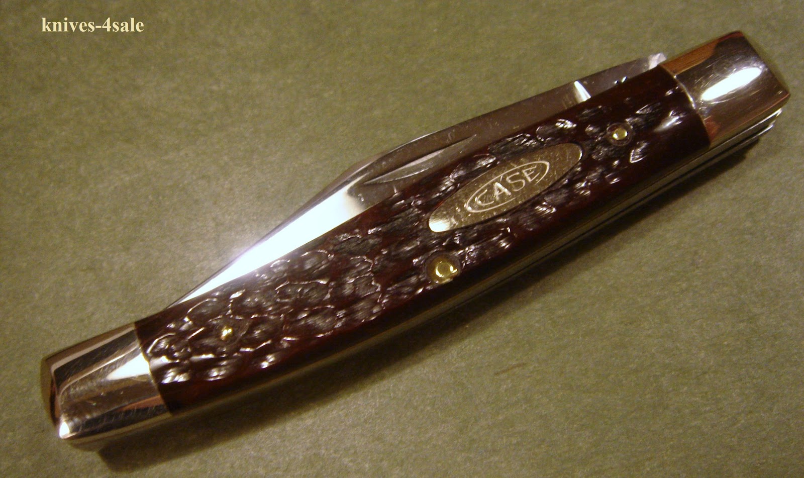 knives4sale Case XX USA 5 Dot 1975 Premium Jack Red Bone Vintage