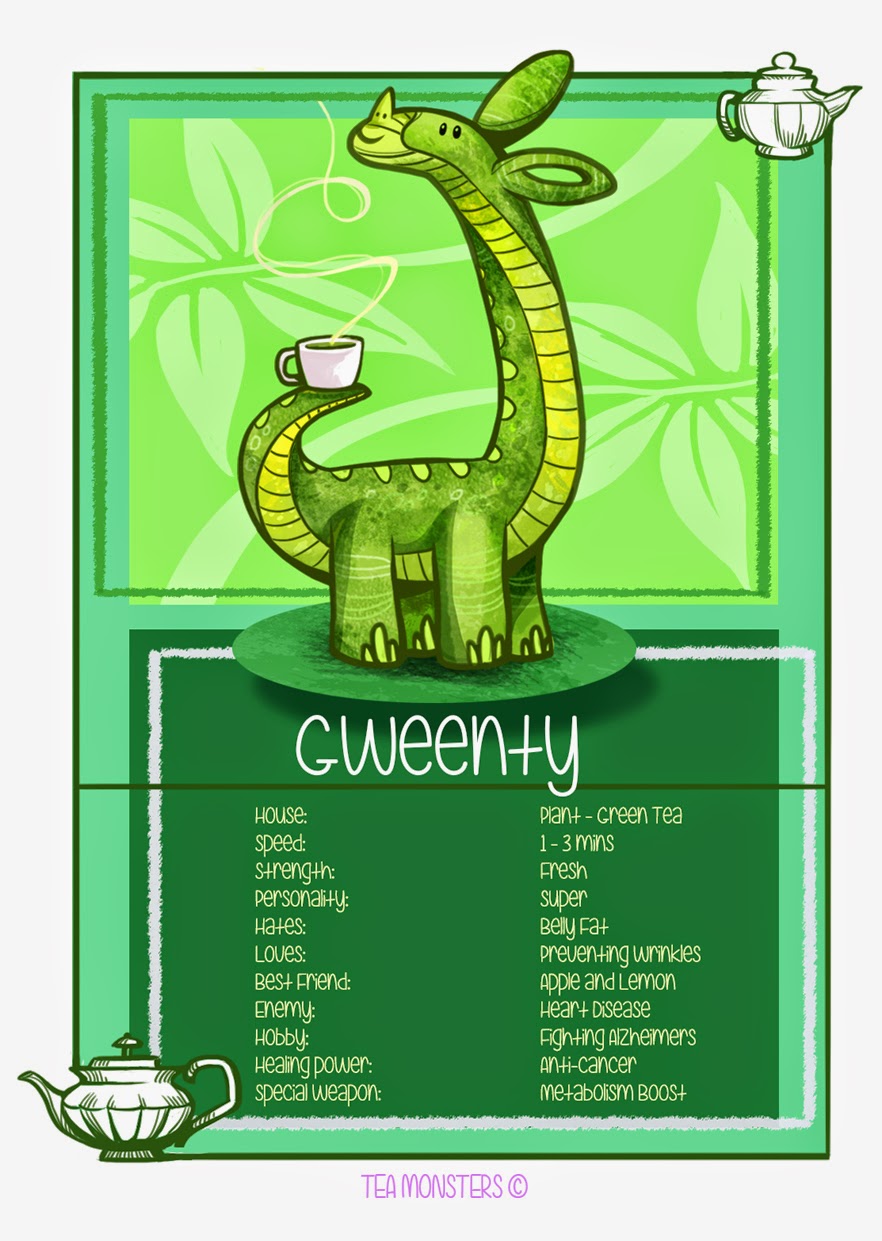 Oda Sonju Illustration Tea Monsters