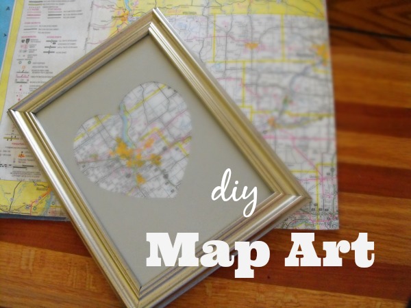 How to Make a DIY Heart Map Art