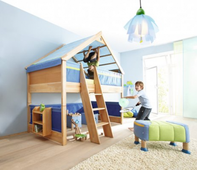 Muebles y decoración de interiores: dormitorios rústicos alemanes