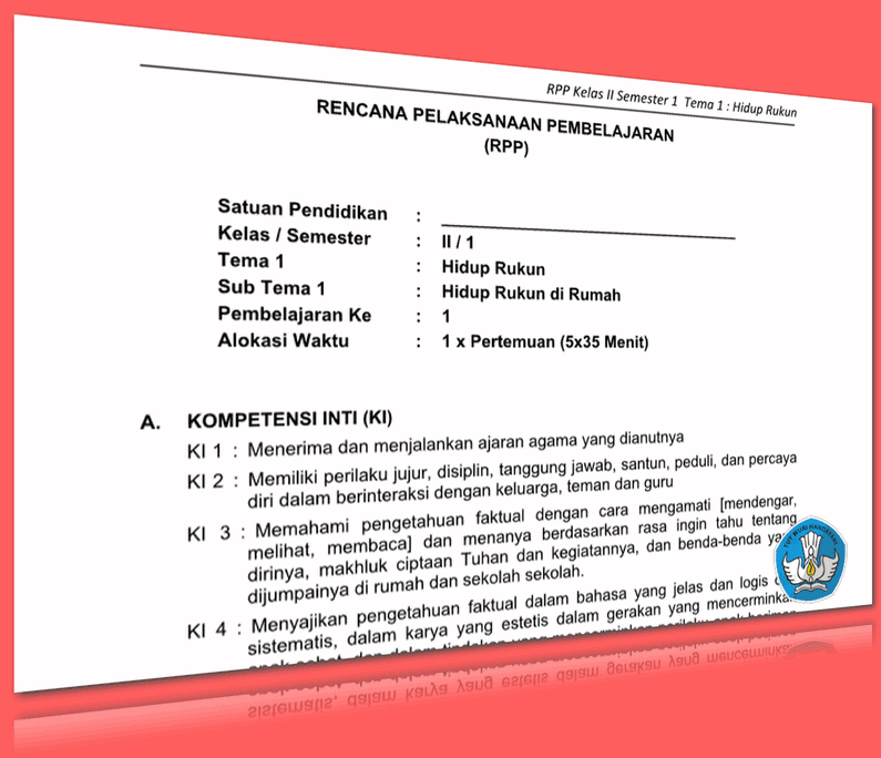 RPP SD KELAS 2 SEMESTER 1 TEMA HIDUP RUKUN LENGKAP DENGAN SUBTEMA UPDATE 2016 (247 HALAMAN)