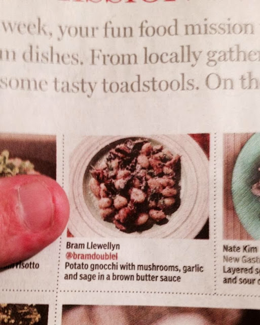 Food By Bram I'm Featured In The Newspaper Today!