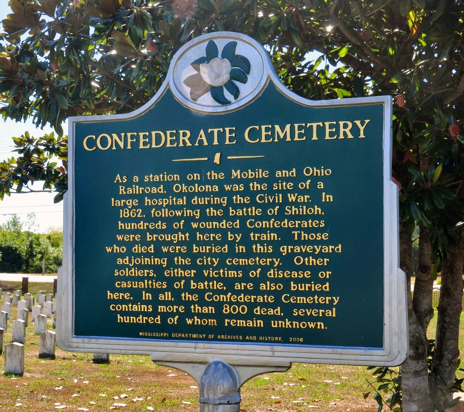 Stories of the South Okolona Confederate Cemetery Okolona, MS