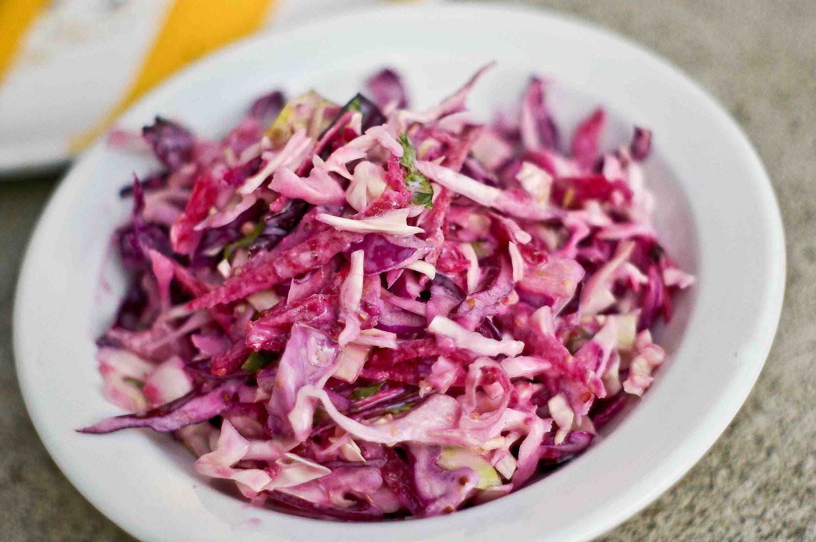 The Yum Yum Factor Buttermillk Beet Slaw