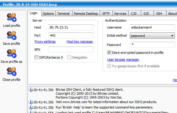 Free SSH Account United States SSH USA 30 Agustus 2014