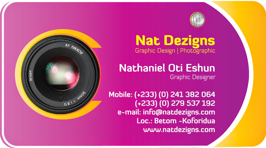 photography visiting card psd free download