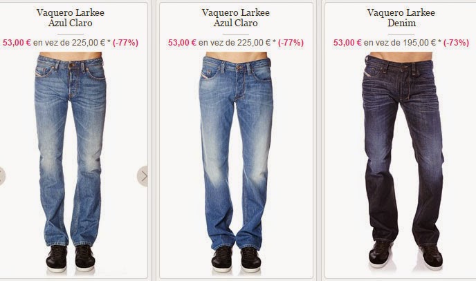 Vaqueros clásicos para hombre de Diesel Tres modelos para hombre en color azul, ¡los clásicos de Diesel!