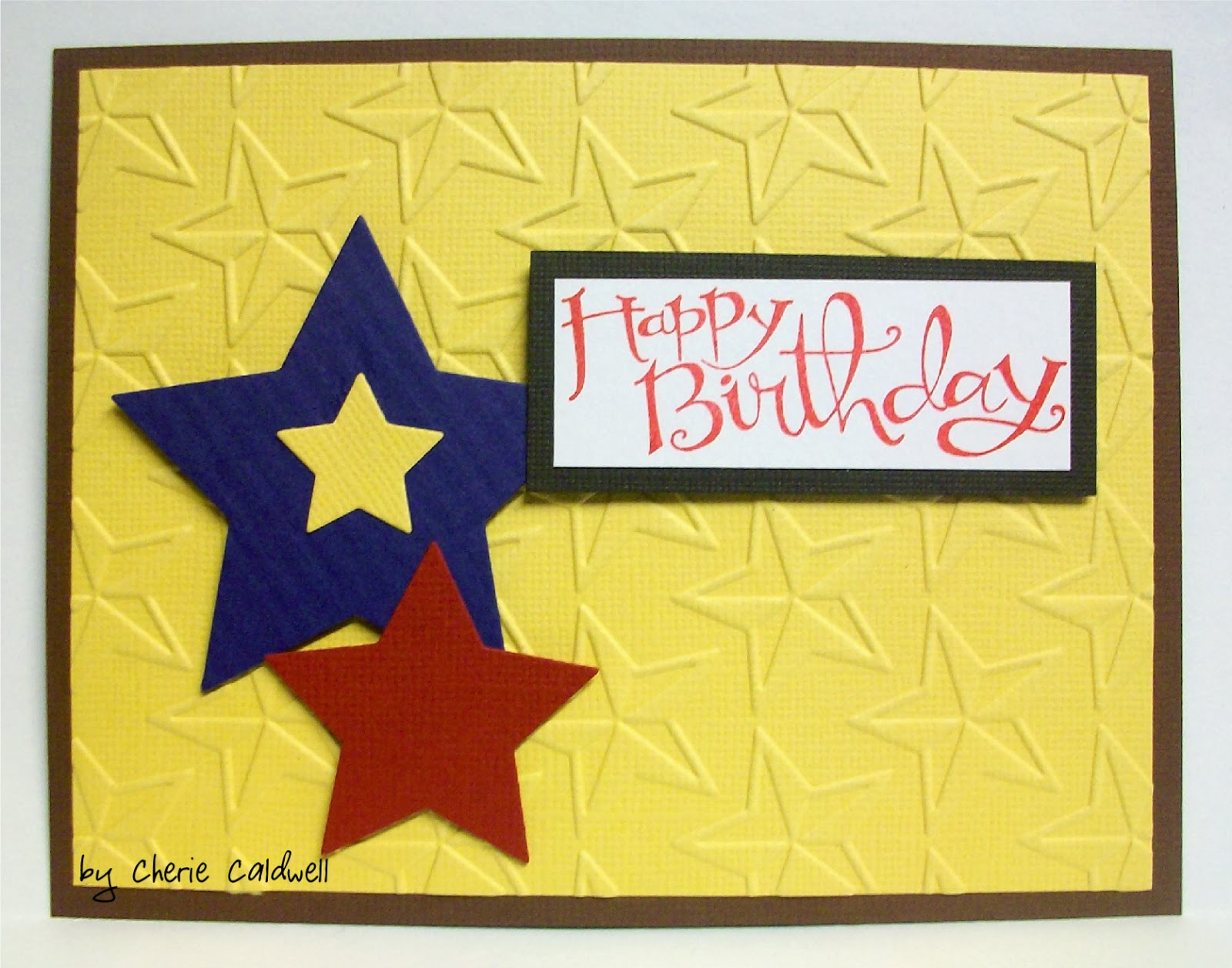 Cherie's Corner of the World Birthday Stars
