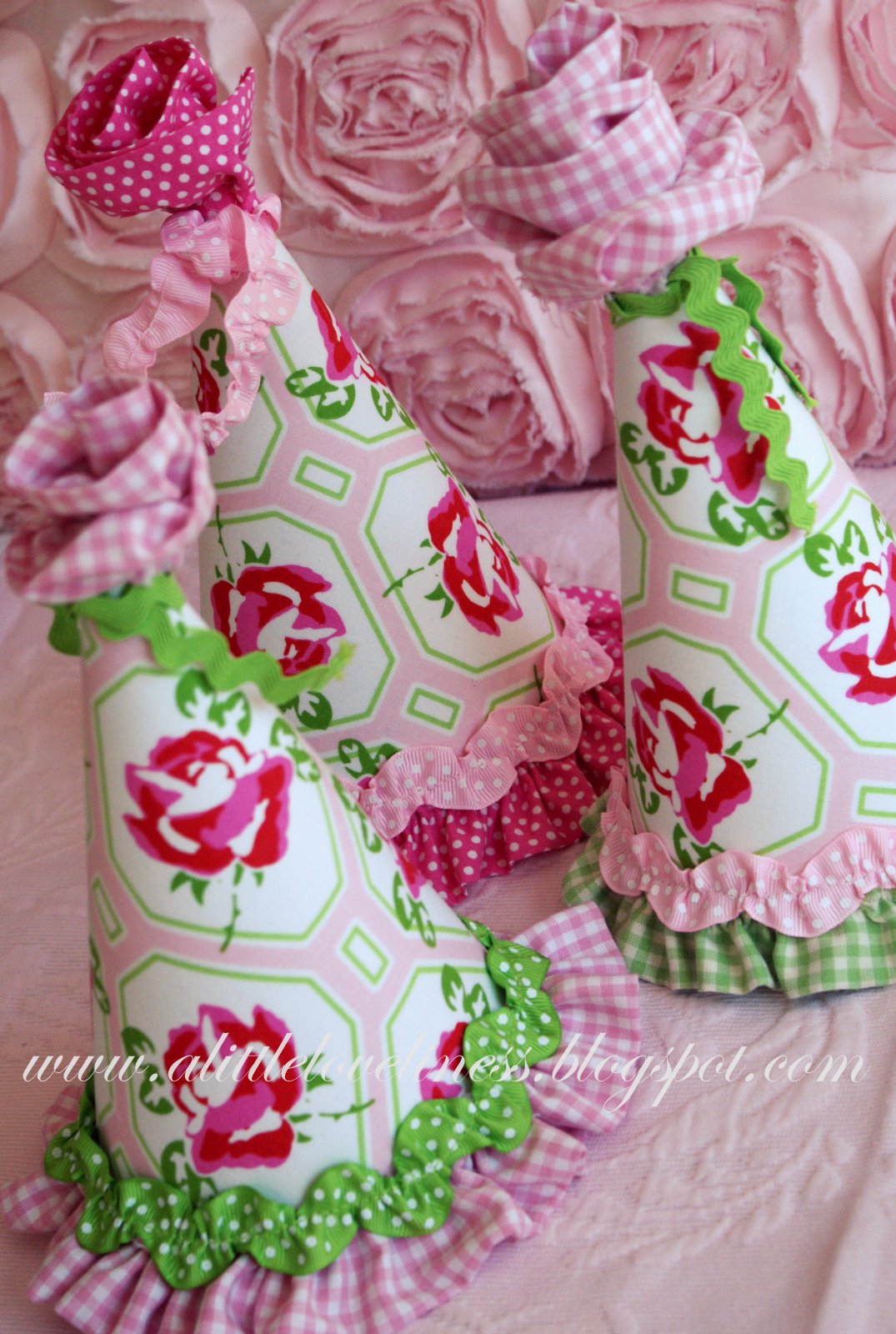 fabric party hats