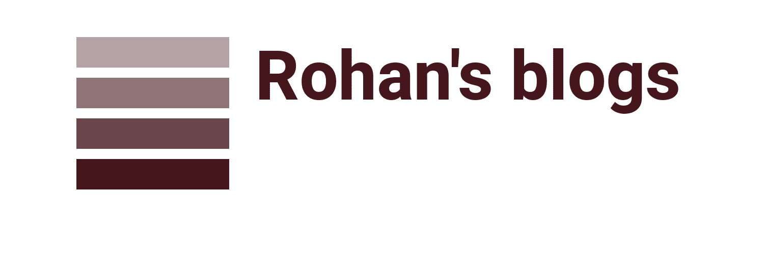 Rohan's blogs