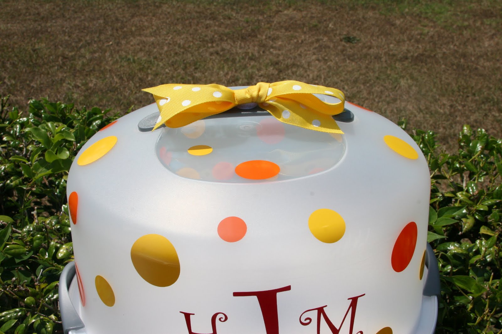 OBX Stamping & Crafting Personalized Cake Carrier