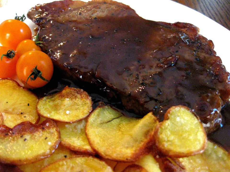 My Portuguese Kitchen Steak With Coffee Sauce
